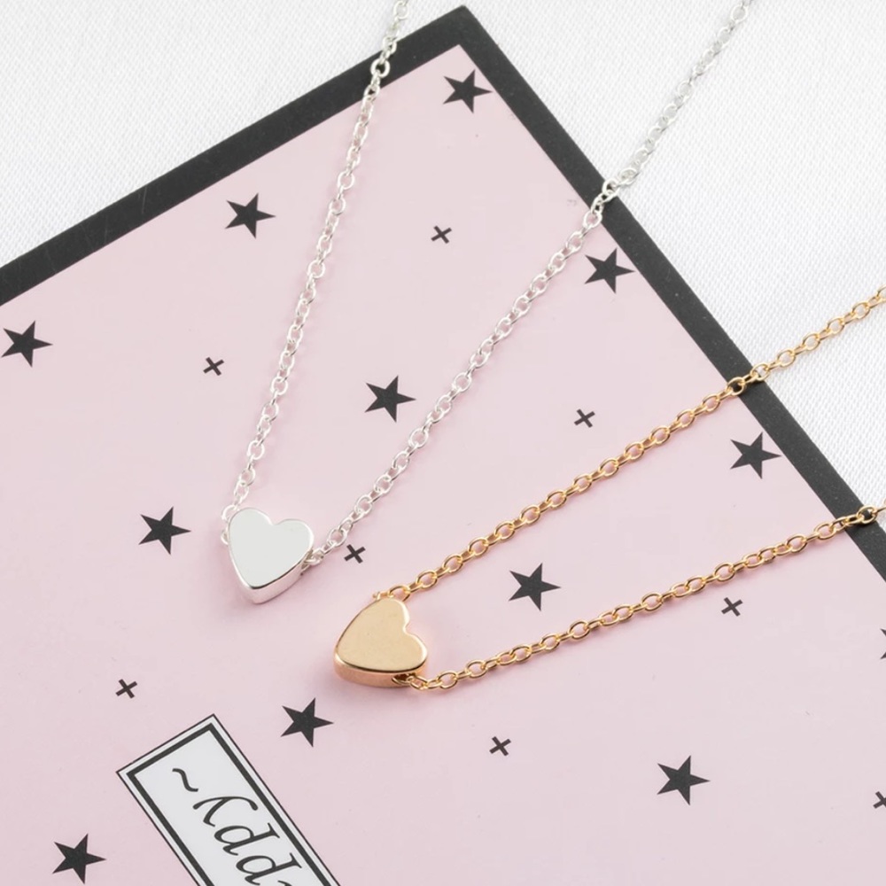 NEW 💎 Gold adjustable heart choker necklace - Picture 3 of 3